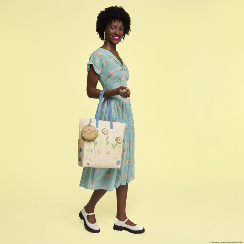 Pok&eacute;mon Floral Tote Crossbody Bag with Coin Bag LFlifestyle1 view 2